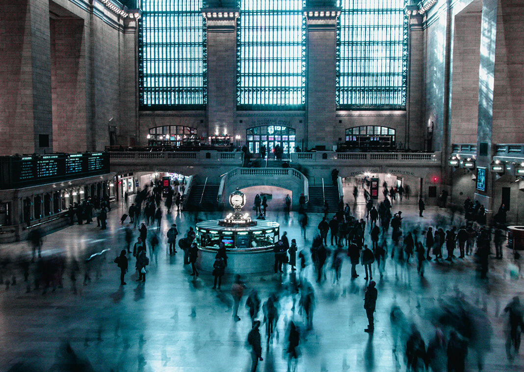 busy train station - photo by lexi lauwers on Pexels
